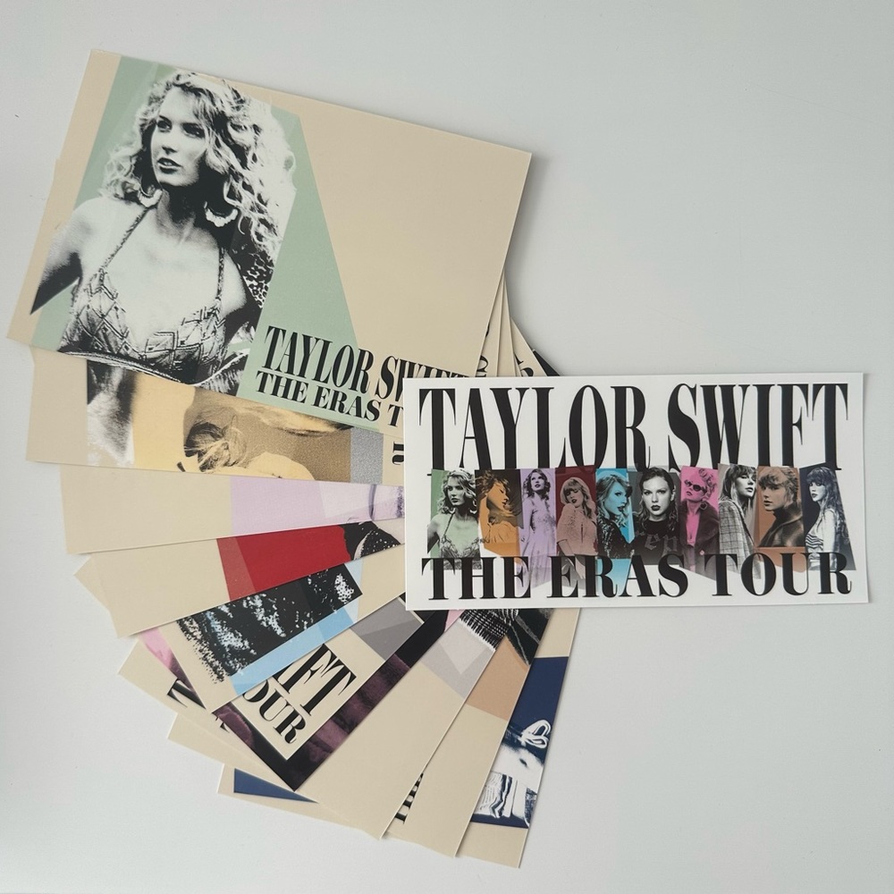 Taylor Swift Eras Tour VIP Box Nashville Postcards & Sticker